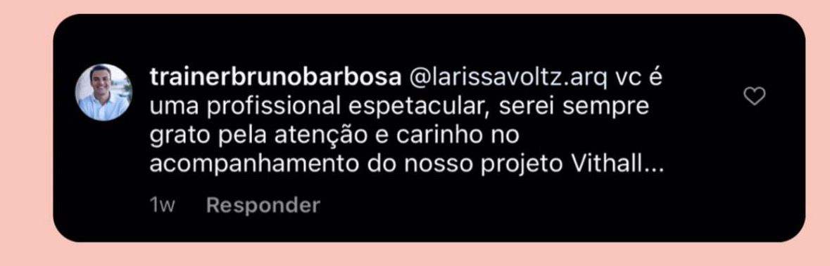 Print mensagem Instagram cliente satisfeita