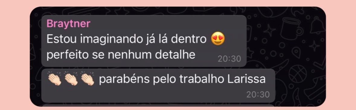 Print mensagem WhatsApp cliente satisfeita